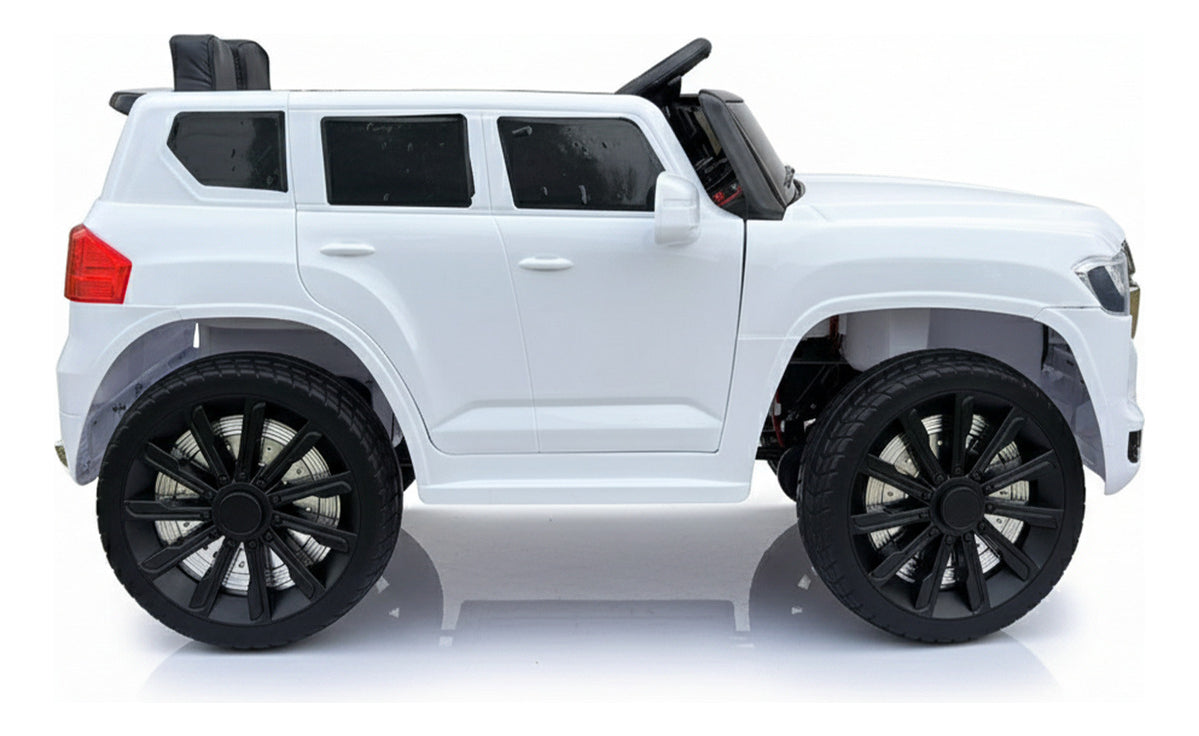 Auto Electrico Niños Toyota Lc300 Premium Auto Montable Blanco