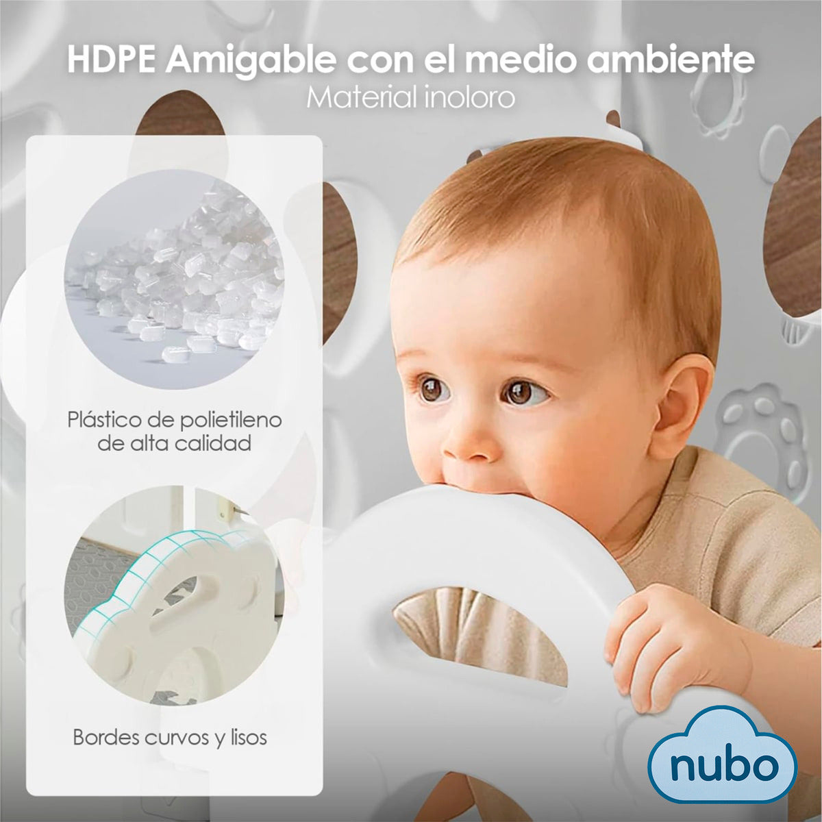 Corral Juegos Bebe Infantil Nubo Premium De 155x192cm Armable