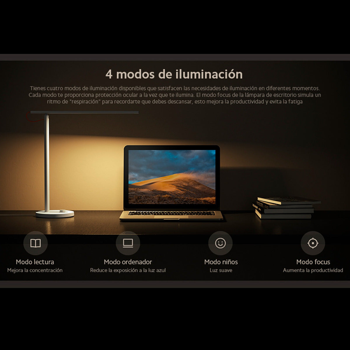 Xiaomi Mi Led Desk 1s Lámpara Escritorio Smart Lectura Blanco
