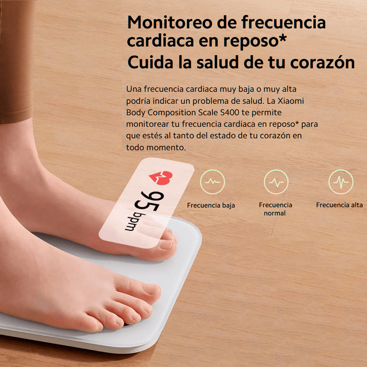 Xiaomi Mi S400 Báscula De Composición Corporal Dexa 150kg Bt Blanco