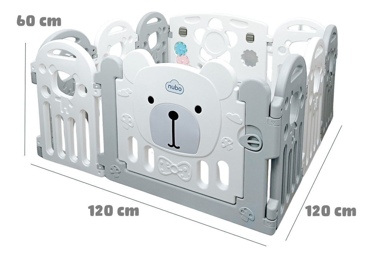 Corral Armable Bebe Nubo Seguridad Paneles De 120x120cm