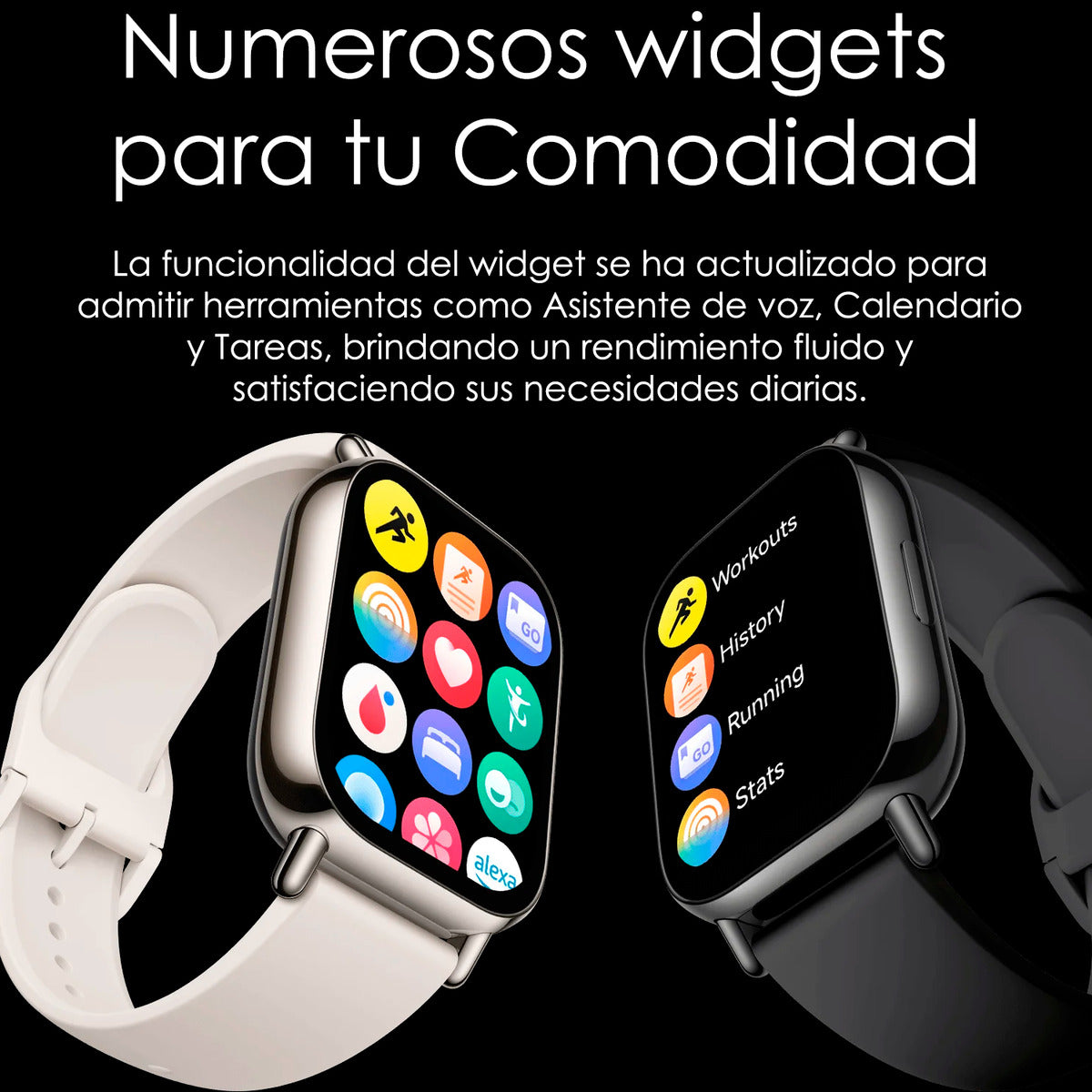 Xiaomi Redmi Watch 5 Lite Amoled 1.96 18 Dias + Llamada Negro Liso