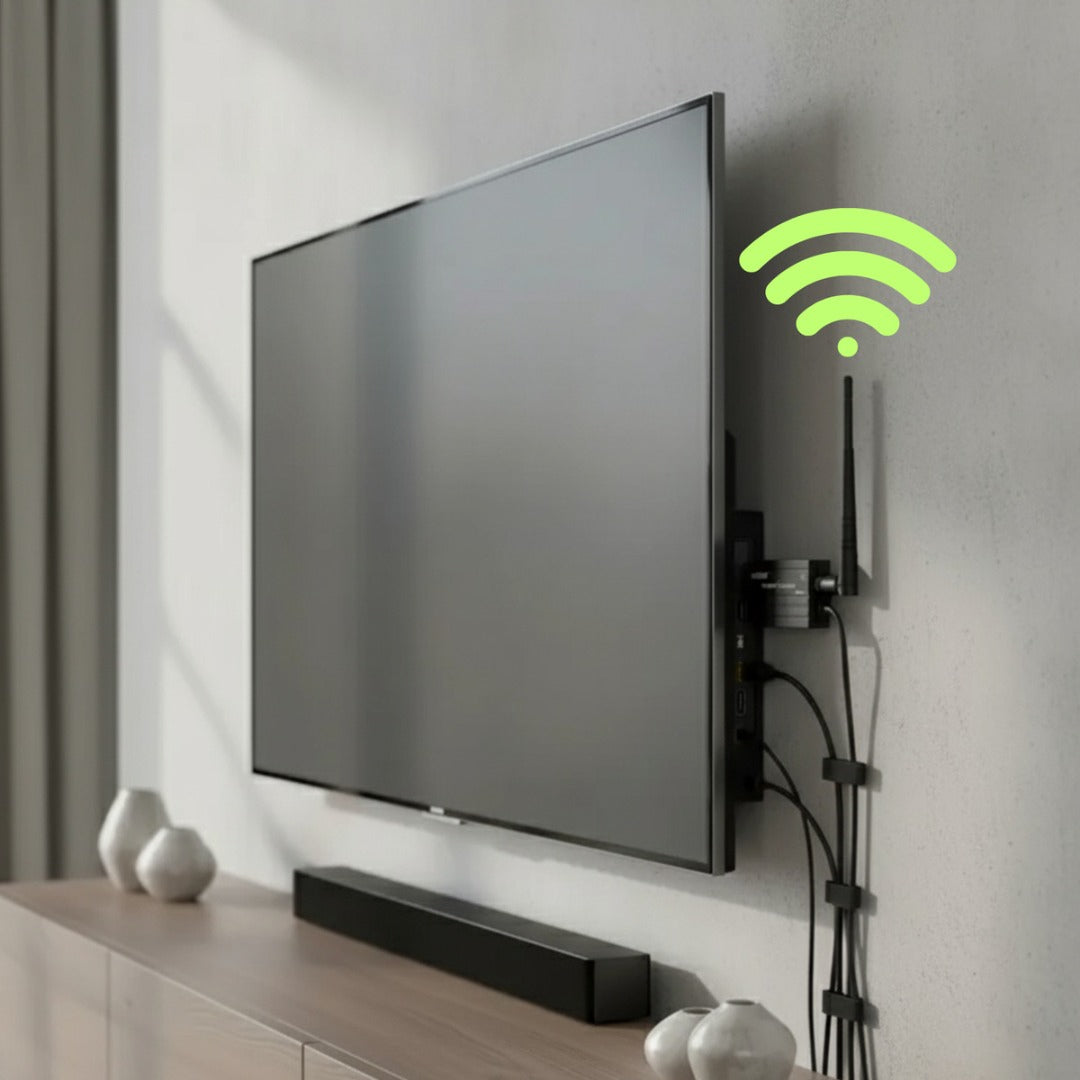 Transmisor Y Receptor Hdmi Inalambrico 150mts Full Hd Antena