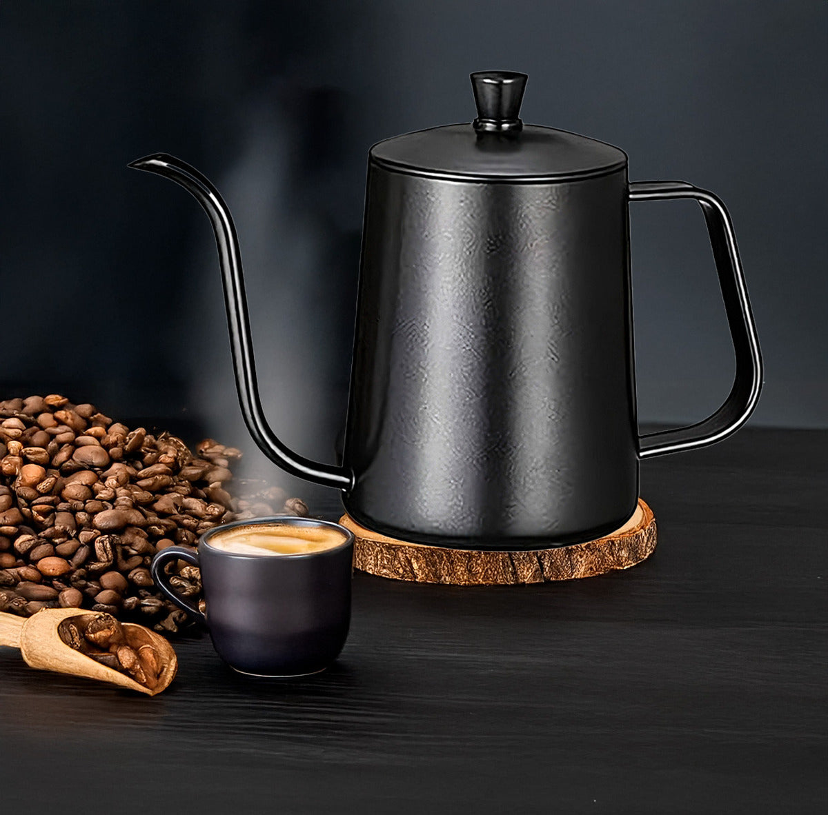 Tetera Cuello Cisne Hervidor De Agua Acero Inoxidable 600ml