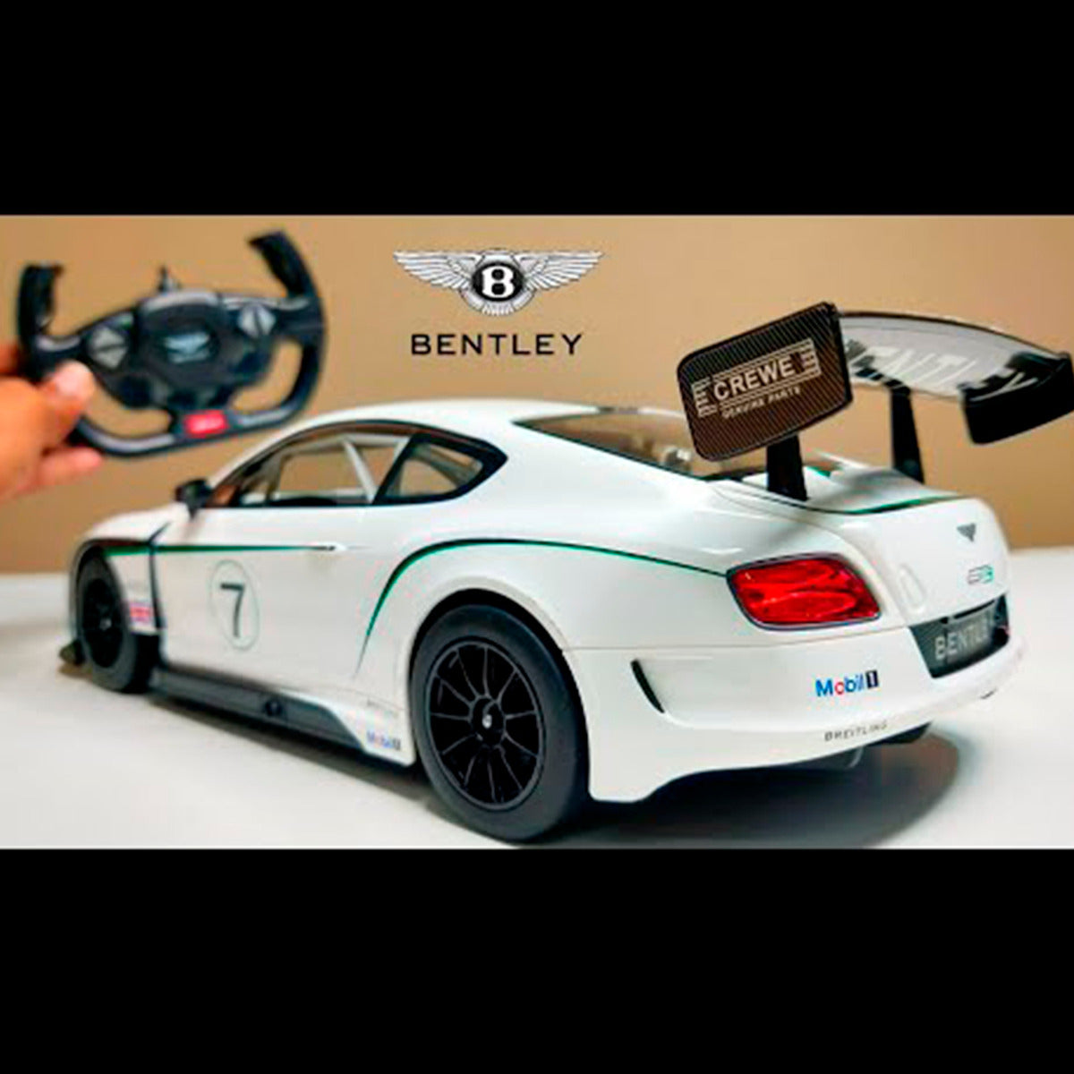 Juguete Auto Control Remoto 1:14 Bentley Continental Gt3