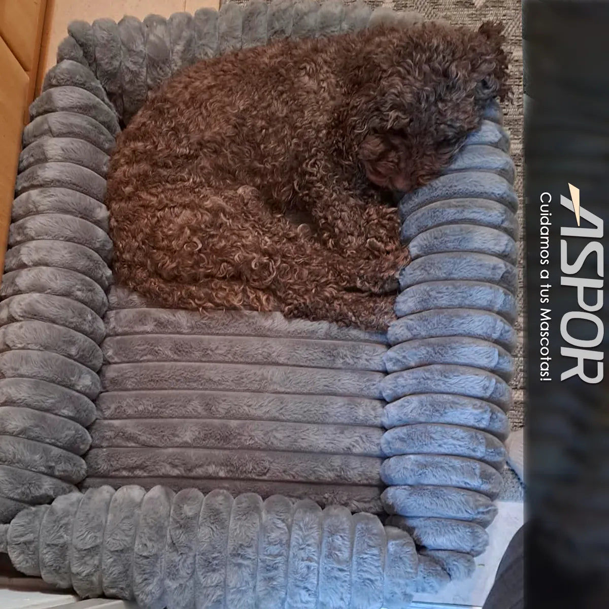Cama Perro Antiestres Antideslizante Lavable De 63cm