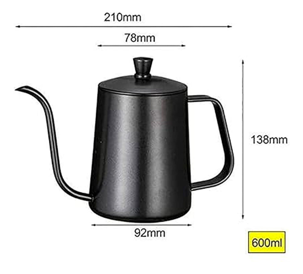 Tetera Cuello Cisne Hervidor De Agua Acero Inoxidable 600ml