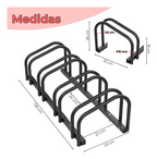 Bicicletero Rack Piso 4 Estacionamientos Bicicletas En Acero