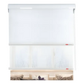 Cortina Roller Blackout Doble Visillo Cenefa 120x200
