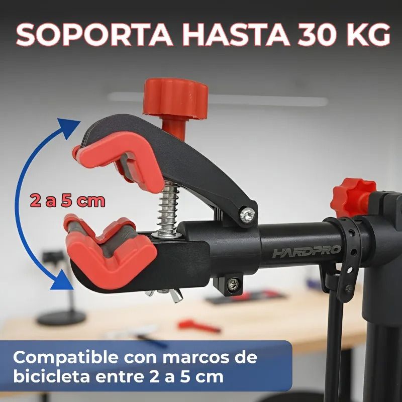 Soporte Atril Bicicletas Taller Profesional Plegable De 2m