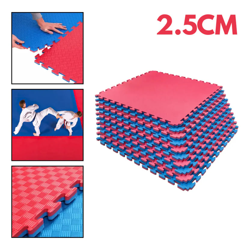 Pack 10 Planchas Tatami 100cm X 100cm X 2.5cm Boomfit