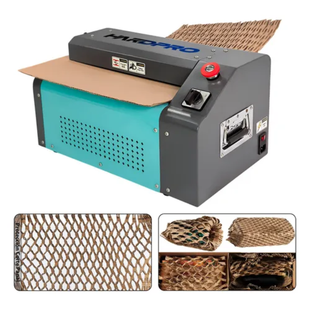 Maquina Trituradora De Cartón Para Relleno Y Embalaje 400w Turquesa