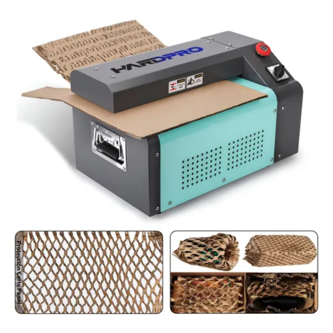 Máquina Trituradora De Cartón Para Relleno Y Embalaje 370w Turquesa