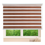 Cortina Roller Beiti Jaspeada Duo Zebra Día Noche 100x200cm