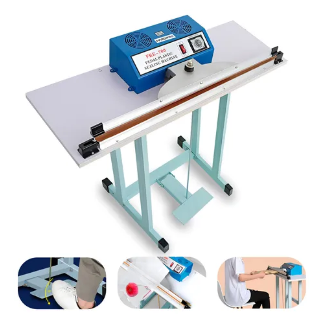 Selladora Cortadora De Bolsa De 70cm Con Pedal 700w