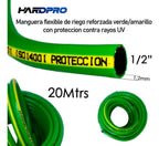 Manguera Riego Reforzada Proteccion Uv Jardin 20m 1/2 1.2mm