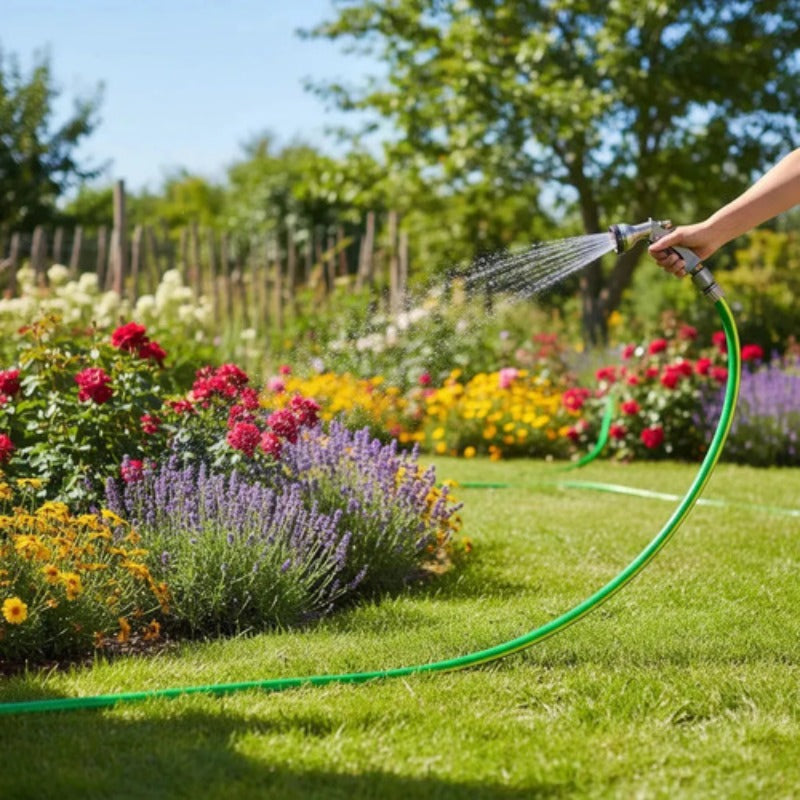 Manguera Riego Reforzada Proteccion Uv Jardin 20m 1/2 1.2mm
