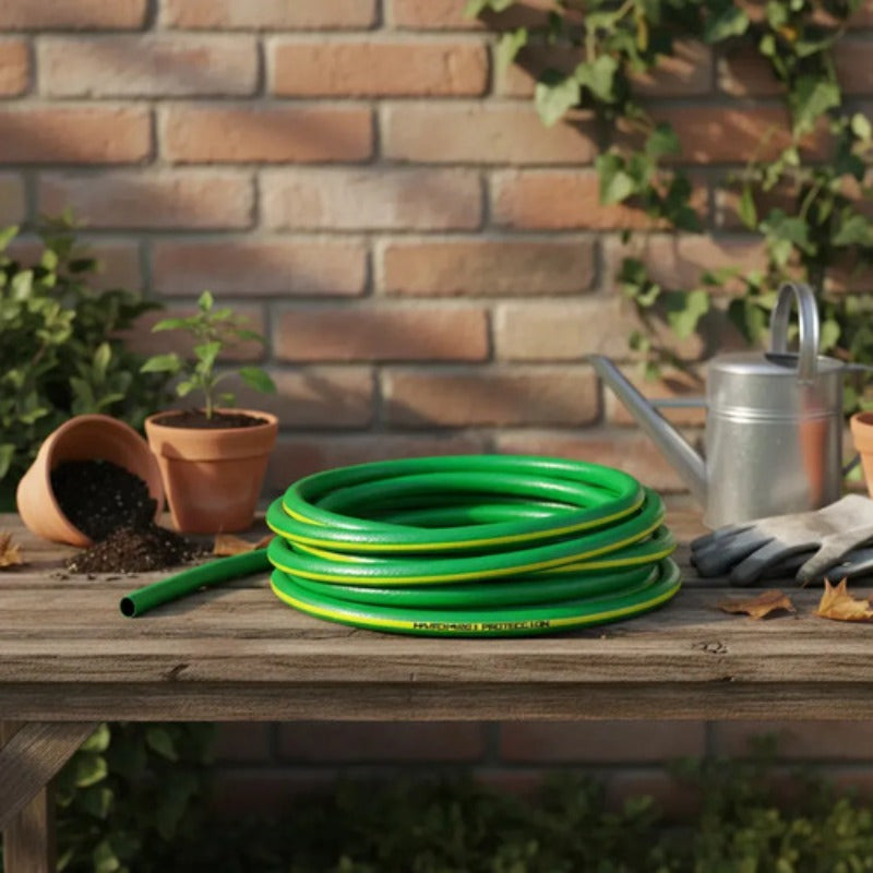 Manguera Riego Reforzada Proteccion Uv Jardin 20m 1/2 1.2mm