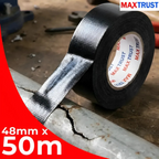 Cinta Adhesiva De Tela Maxtrust Duct Tape 50mts 48mm Gaffer