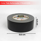 Cinta Adhesiva De Tela Maxtrust Duct Tape 50mts 48mm Gaffer