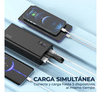 Power Bank 30000 Mah Bateria Aspor Carga Rapida Pd 20w Usb-c Portatil