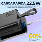 Power Bank 30000 Mah Bateria Aspor Carga Rapida Pd 20w Usb-c Portatil