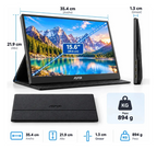 Monitor 4k De 60hz Ips Portatil 4k de 15.6 Pulgadas