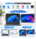 Monitor Extensor De Pantalla Para Laptop 14.1pulg 60hz 1200p
