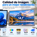 Monitor Extensor De Pantalla Para Laptop 14.1pulg 60hz 1200p