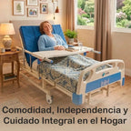 Cama De Hospital Electrica Pro 260kg Con Funcion De Inodoro y 10 Posiciones