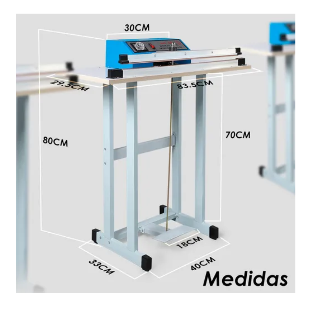 Selladora Cortadora De Bolsa De 70cm Con Pedal 700w