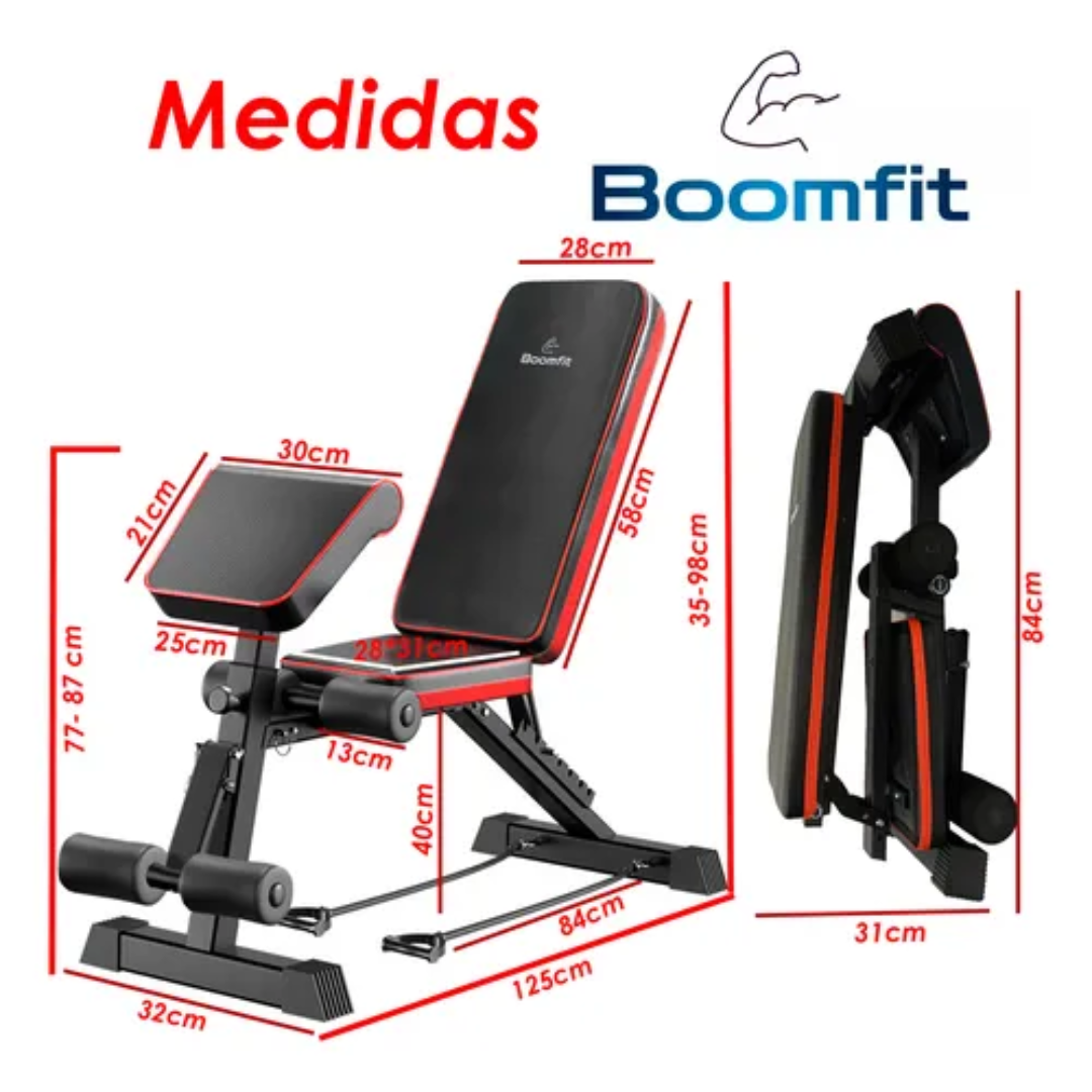 Press Banca 7 Niveles Multifuncional Plegable 16en1