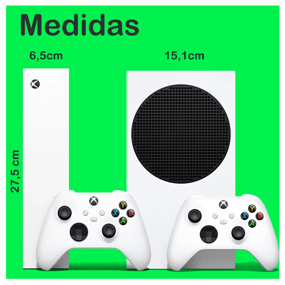 Consola Nintendo Xbox Microsoft Series S, de 512gb digital, color blanco.