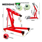 Tecle Grua Pluma Hidraulico 3 Toneladas Desmontable Auto