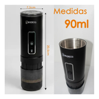 Cafetera Portatil 3 En 1 Cafe Molido Y Capsulas 140w Negro