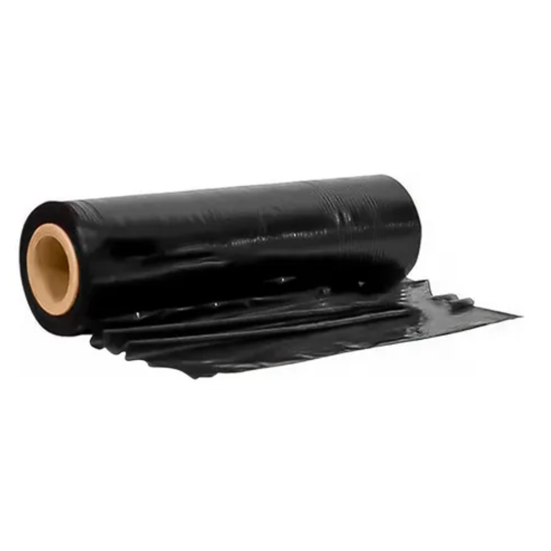 Pack 6 Film Alusa Negro Rollos De Embalaje 250m 20 Micrones