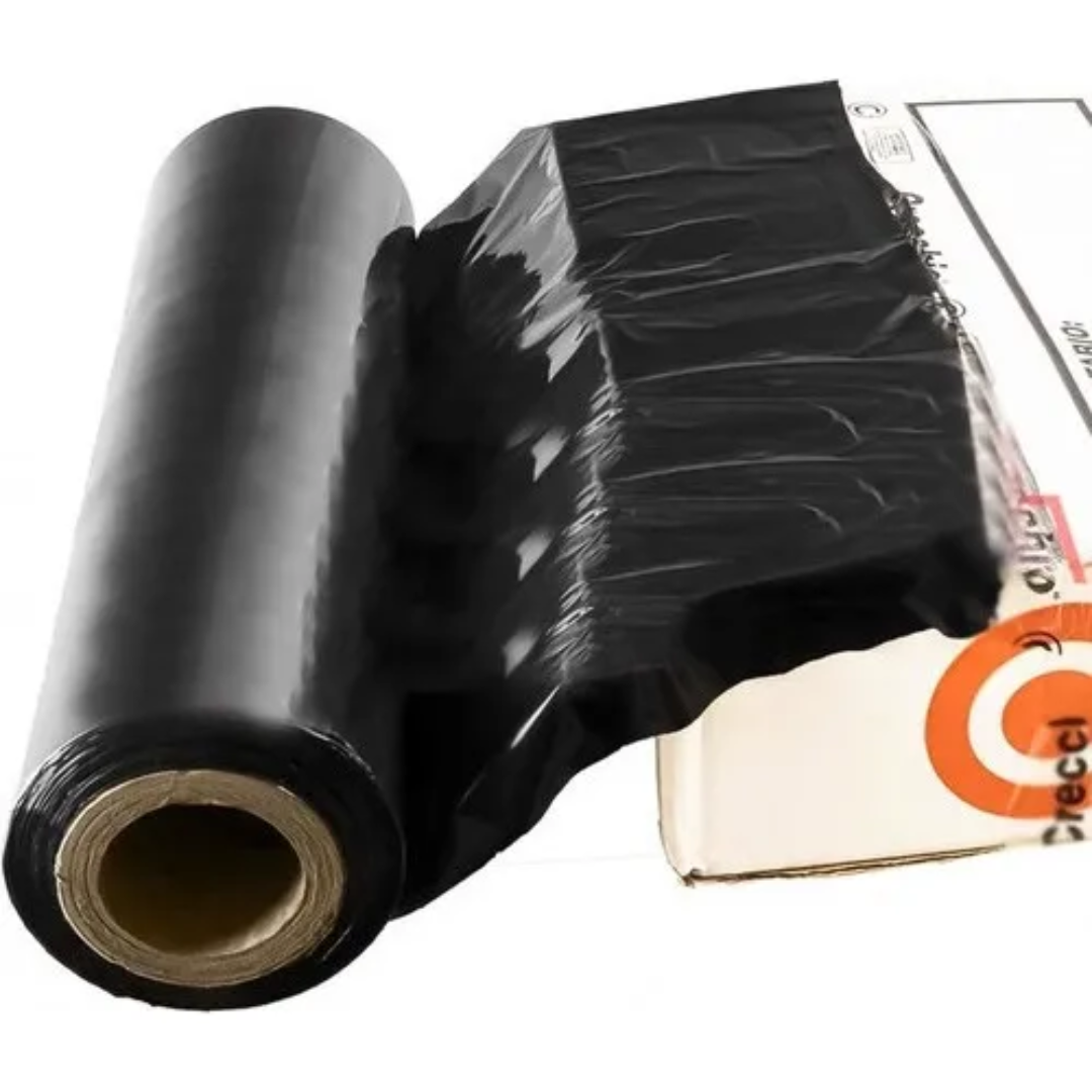 Pack 2 Alusa Film Negro Rollo Para Embalaje 250m 20 Micrones