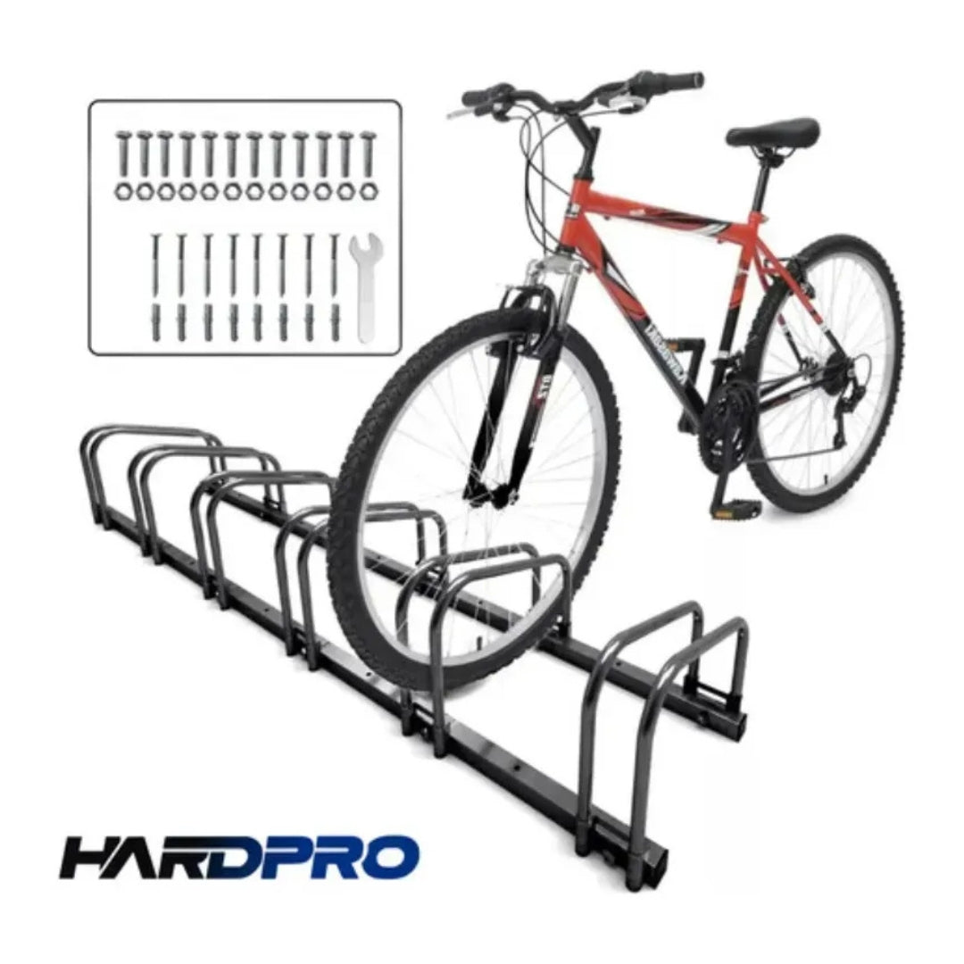 Bicicletero Estacionamiento Soporte Portabicicletas 6 Plazas De Acero