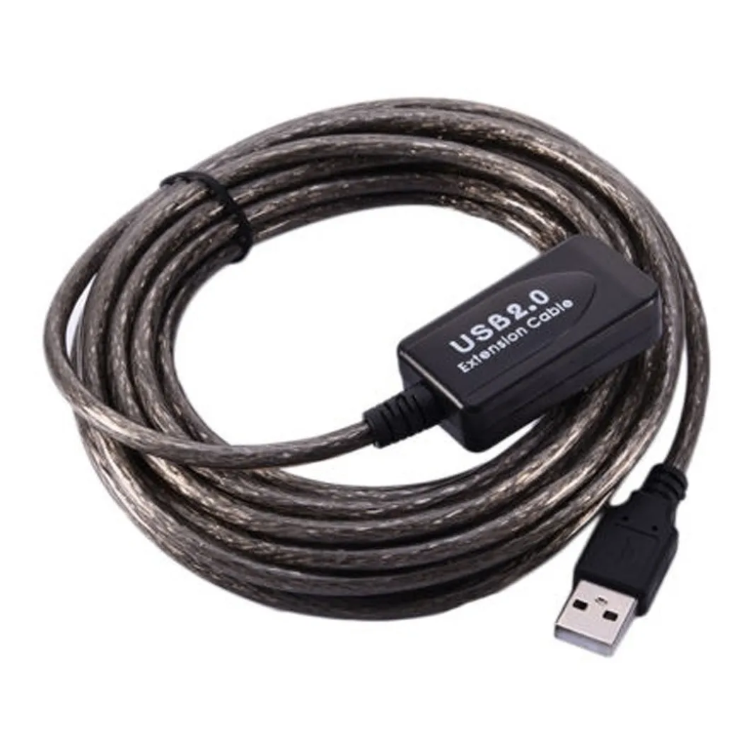Cable Usb 10 Metros Extension Activo Macho A Usb Hembra 2.0
