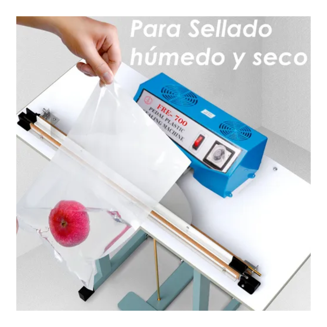 Selladora Cortadora De Bolsa De 70cm Con Pedal 700w