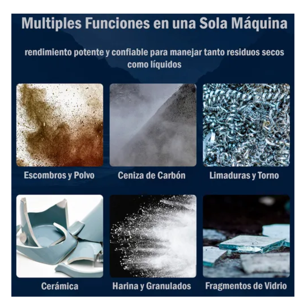 Aspiradora Industrial Hardpro 1500w Inalambrica 100l 40mm Verde