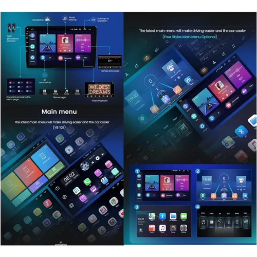 Auto Pantalla Tactil Radio 10 Pulgadas Android 2gb 32gb Rom