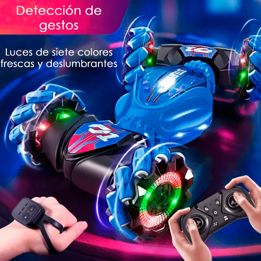 Auto Control Remoto 4x4 Trucos Pro Sensor Muñeca Con 2 Controles
