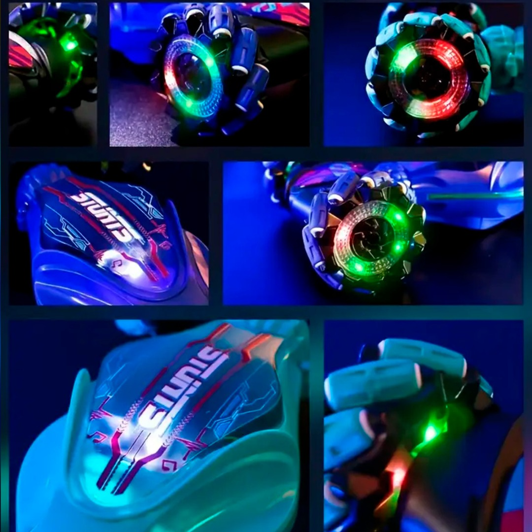 Auto Control Remoto 4x4 Trucos Pro Sensor Muñeca Con 2 Controles