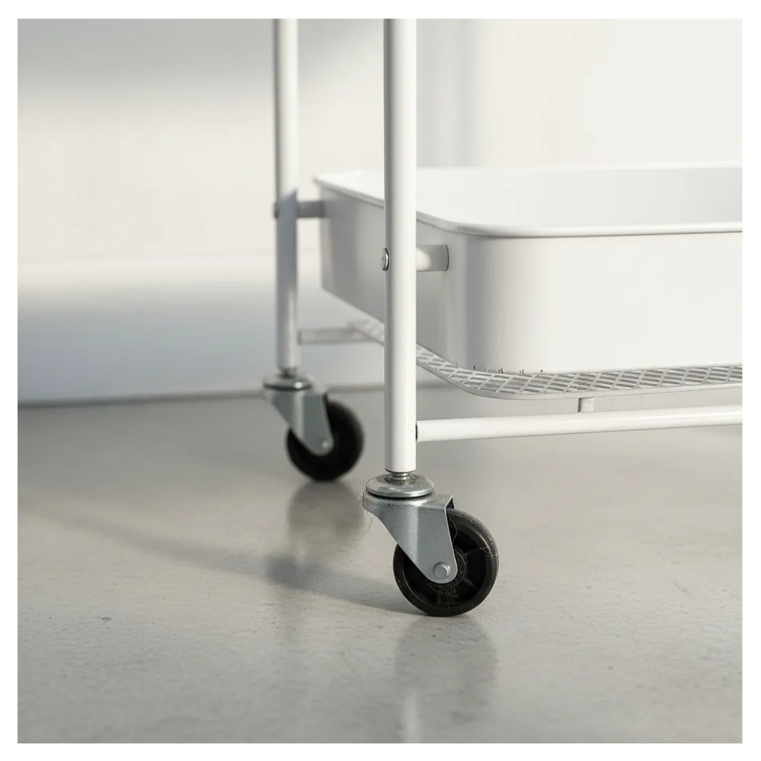 Carro Plegable Carrito Organizador Estante Con Rueda Multiuso