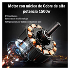 Aspiradora Industrial Hardpro 1500w Inalambrica 100l 40mm Verde