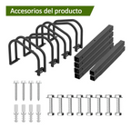 Bicicletero Rack Piso 4 Estacionamientos Bicicletas En Acero