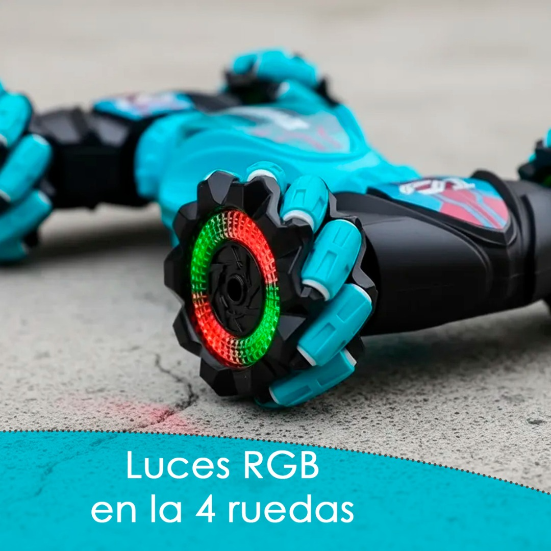 Auto Control Remoto 4x4 Trucos Pro Sensor Muñeca Con 2 Controles