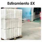 Pack 6 Film Stretch Alusa Transaparente Embalaje 3kg 600m