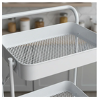 Carro Plegable Carrito Organizador Estante Con Rueda Multiuso